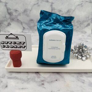 Colorescience Skincare-Hydrating Cleansing Cloths,Makeup Remover-30 Count-NEW